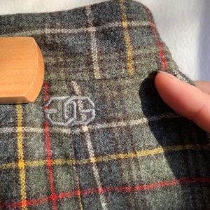 Vintage Givenchy Plaid Skirt